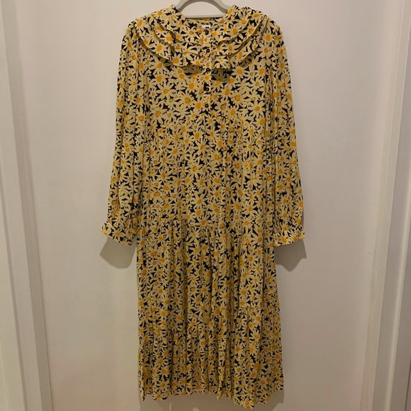 Daisy print maternity maxi dress - Picture 4 of 7